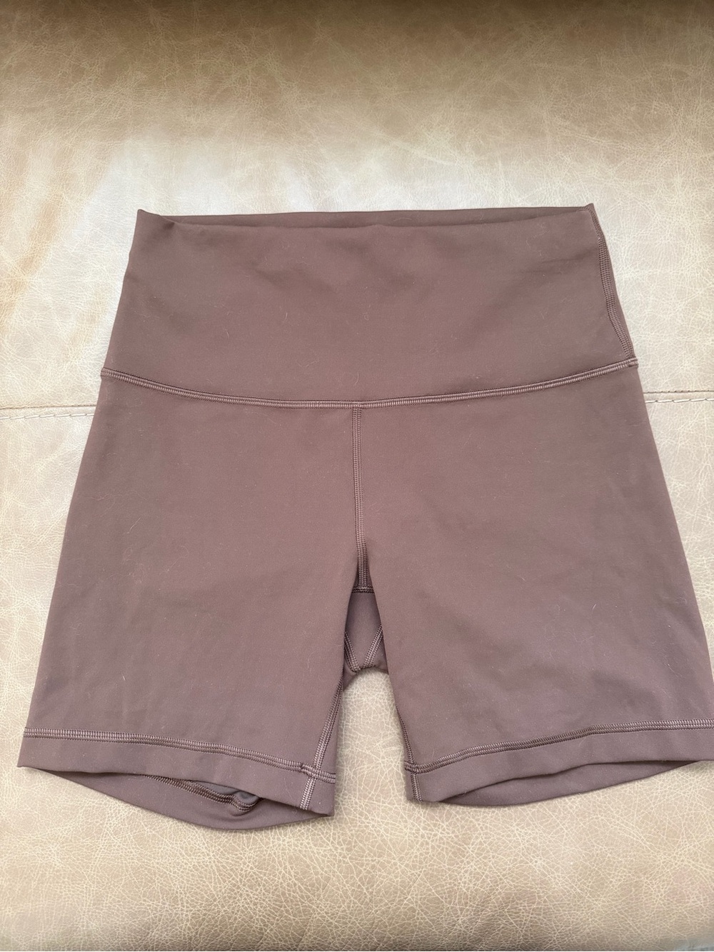 lululemon athletica High-Rise Chocolate Brown Bike Shorts